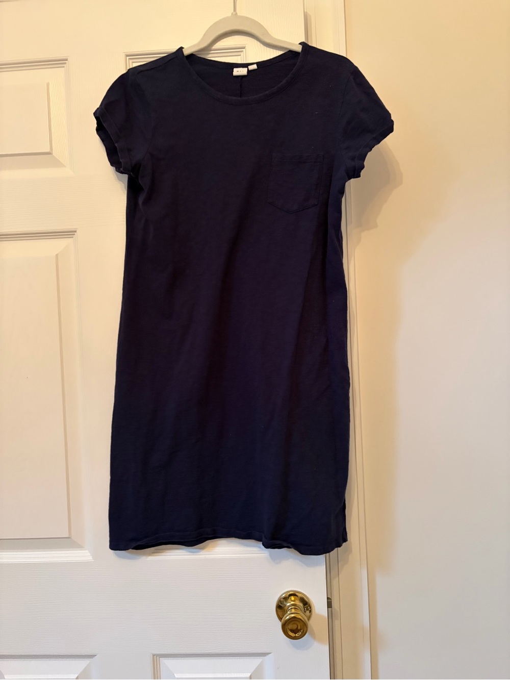 GAP Simple Navy T-Shirt Dress with Pocket
